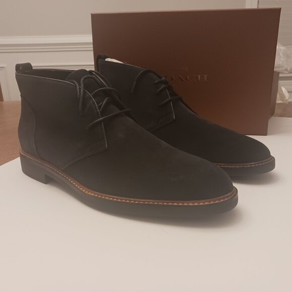 Coach  - Lexington Chukka navy blue suede size 10 - Picture 1 of 6